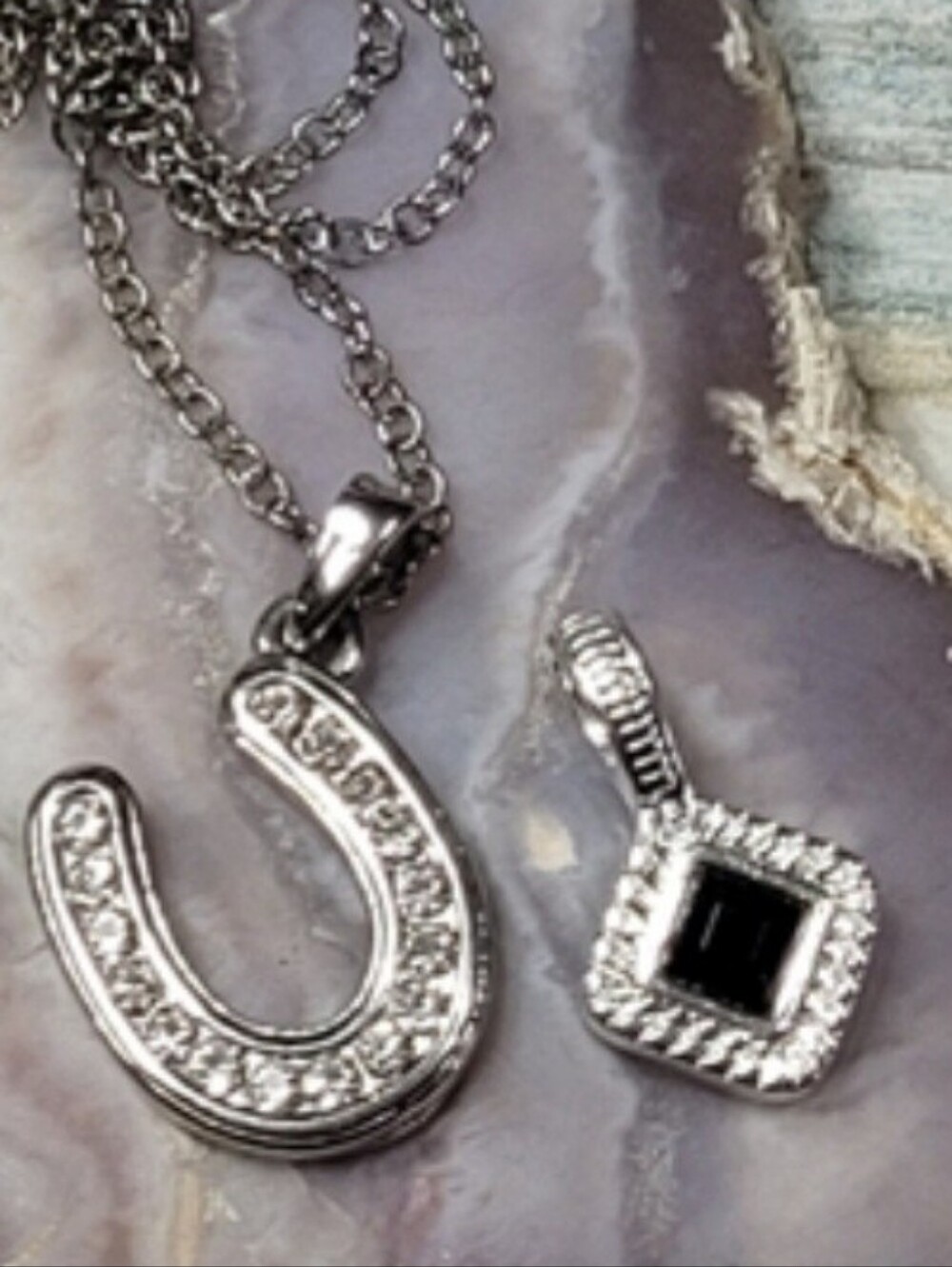 Pendants and Necklace - Set of 2